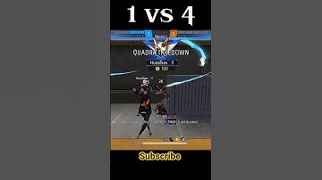 0.1s REACTION! Fastest 1v4 Clutch in Free Fire! ⚡#freefire #shorts #trending #1v4 #raistar #viralff