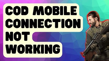 SOLVED: Call of Duty Mobile Connection Not Working | Won