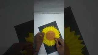 Diy paper craft 🌻sun flower #craft #howtomakepapersoap #craftmaking #shortvideo #art #subscribe