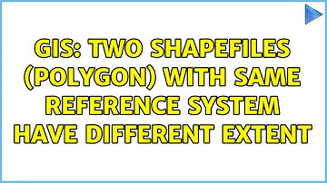 GIS: Two shapefiles (polygon) with same reference system have different extent