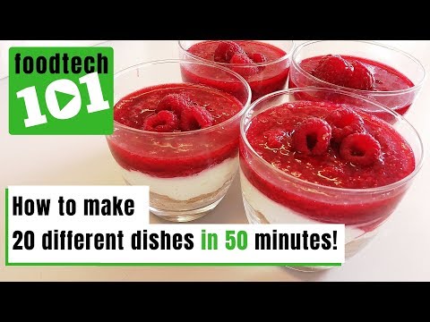 20 dishes in 50 minutes Food Tech Class