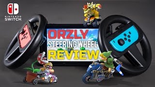 The Best Way to Play Mario Kart 8 Deluxe? Orzly Nintendo Switch Steering Wheel Review (4K)