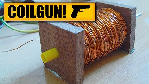 Coil gun : DIY Experiments #1 - Gauss rifle / homemade coil gun / DIY weapon / Electric gun