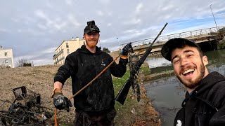 What are the residents of this neighborhood hiding? Magnet fishing