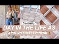💰 DAY IN MY LIFE As A Young Entreprenuer: Packaging Orders, Checking Emails, & Running Errands