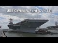 USS Gerald R  Ford, Carrier Strike Group Deploy