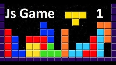 Tetris Game With JavaScript Html And CSS || Js Project With Html Css || Js Game Project Part 1