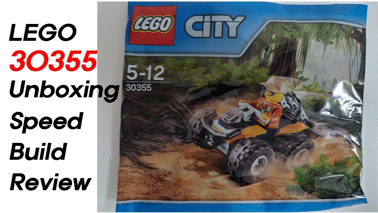 [레고/LEGO/30355]시티 정글ATV 언박싱 스피드 리뷰 /Jungle ATV Unboxing Speed Build Review