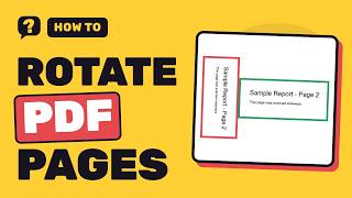 How to Rotate a PDF Page and Save It for Free (PDF24, No Install)