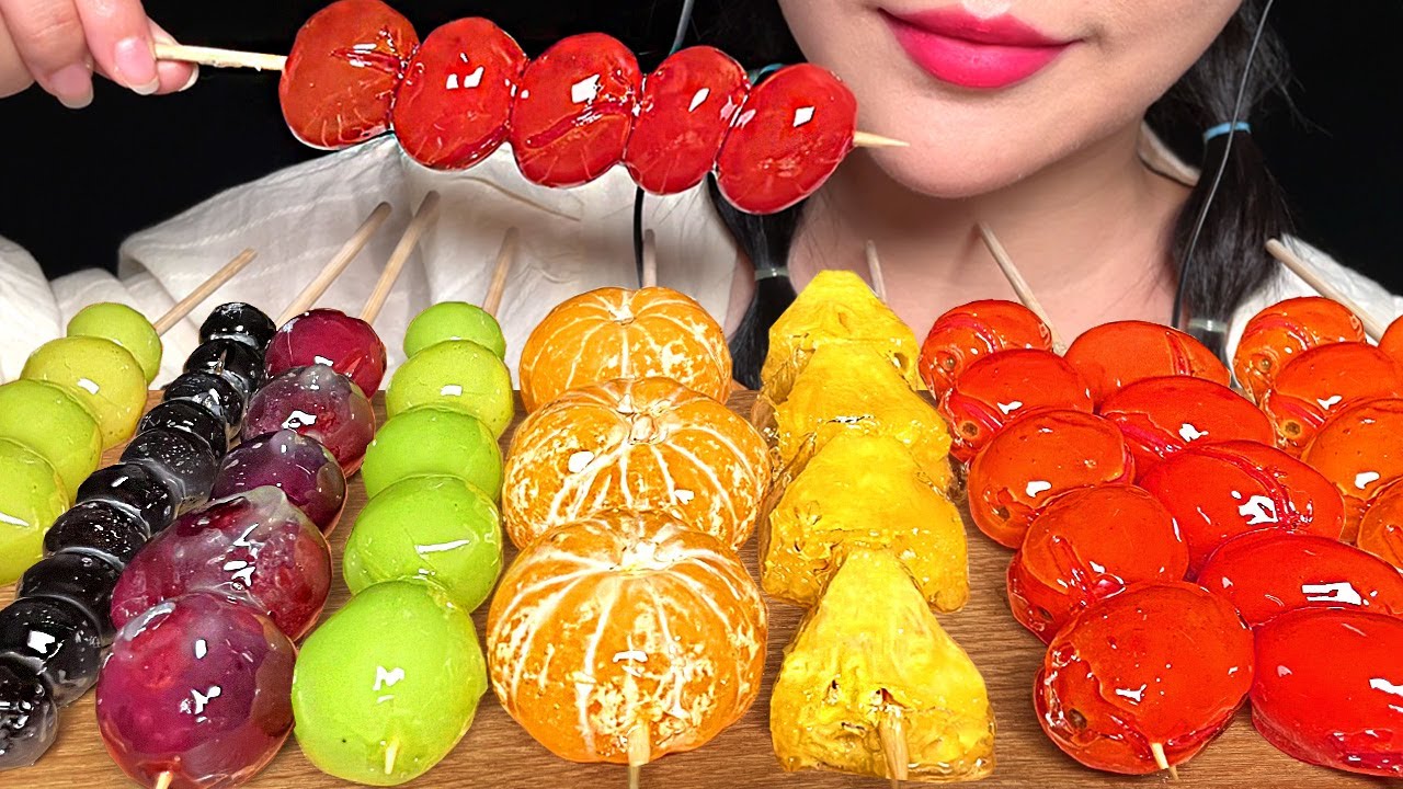 ASMR TANGHULU 탕후루 먹방 EATING SOUND MUKBANG