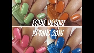 Essie Spring Resort 2016 Collection | Live Swatches