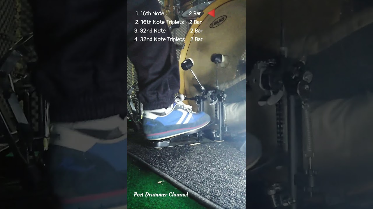 Single​ Pedal​ Warm​ Up​ [ Peet​ Drummer​ ]​ 