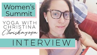 “Yoga With Christina” Interview at The Women’s Summit 2023 | ChriskaYoga