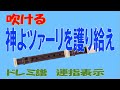 神よツァーリを護り給え リコーダー三重奏 ドレミ運指つき