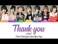 AAA - Thank you (Color Coded Lyrics Kan/Rom/Eng)