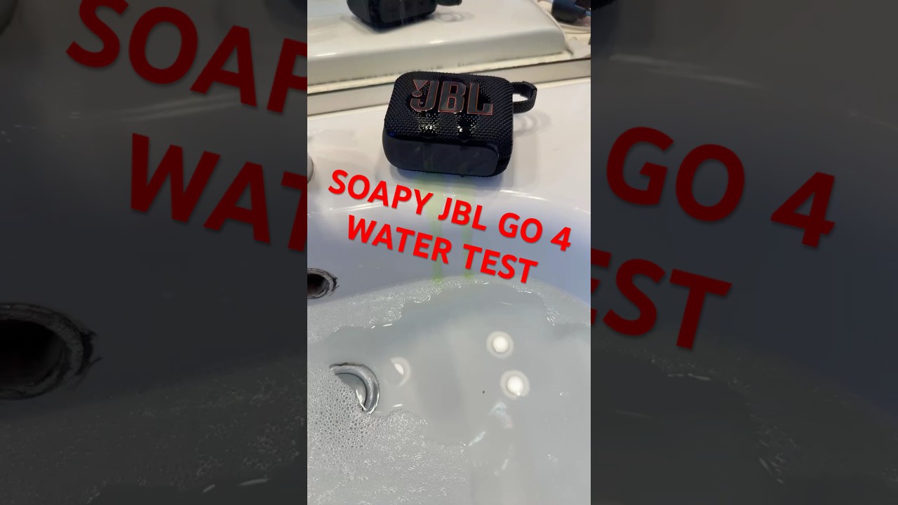 JBL go 4 first swim with soap