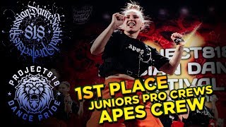 APES CREW ✪ 1ST PLACE ✪ JUNIORS PRO CREWS ✪ RDF18 ✪ Project818 Russian Dance Festival