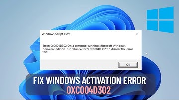 Fix Windows Activation Error 0xc004d302 | Step-by-Step Guide
