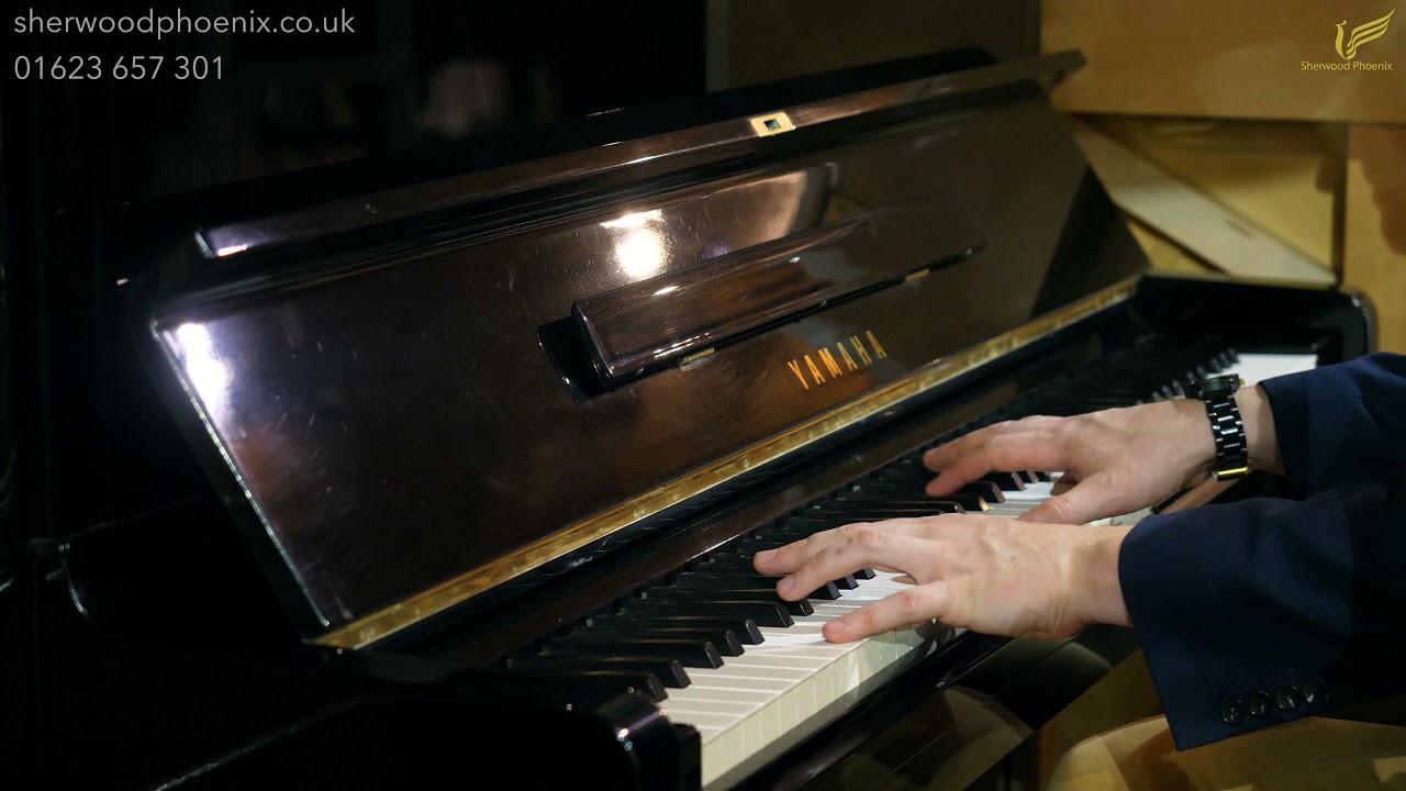 Yamaha U1 Black Upright Piano Serial No. H 1610463 | Demonstrated by Sherwood Phoenix