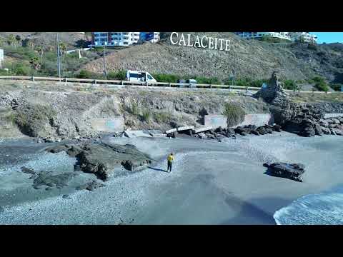 Playa Calaceite, Torrox Costa, Spain || 4k Drone Aerial Views