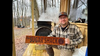 Making Maple syrup! - Part 2- Final Run 2024