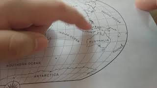 Robinson Projection map