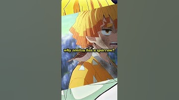 Why Did Zenitsu Get a Sparrow Instead Of a Crow ? #demonslayer #animeinhindi #shorts