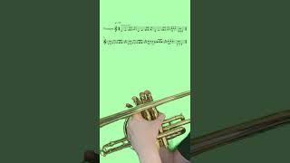 Go Fight Win on Trumpet 🎺 #playalong #trumpet #sheetmusic