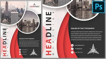Creative A4 Flyer Design - Photoshop CC Tutorial | Momentos Picture |