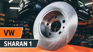 Tuto changement Disque de frein VW Sharan 7n - tutoriel