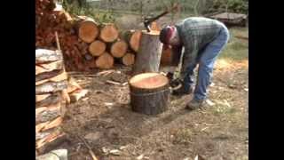 Splitting firewood AKKAMAAN