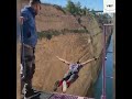 Bungee Jumping👀 Funny Moment With Funny Vines, #shorts,  #bungeejump