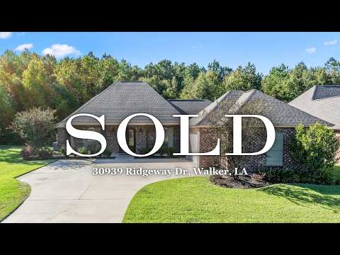 30939 Ridgeway Dr, Walker, LA home video tour