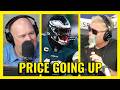 Eagles JACKING UP Patriots' asking price for AJ Brown