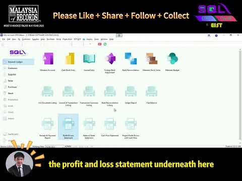 📈 SQL Accounting Tutorial: How to Preview Profit & Loss (P&L) Statement