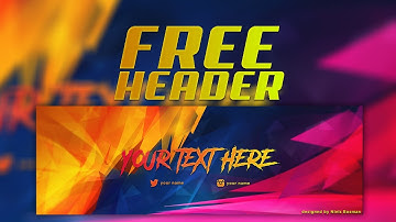 FREE TWITTER HEADER TEMPLATE (LINK IN DESCRIPTION)