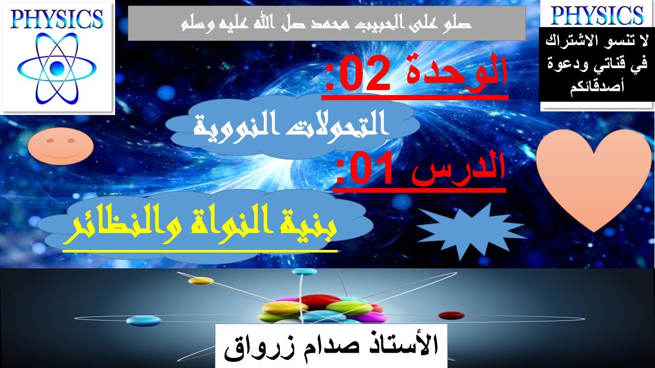 الوحدة 02: التحولات النووية من الالف إلى الياء