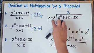 Division of Multinomial by a Binomial | Explain in Detail | Grade 8 | Quarter 1 | Revised K-12 |