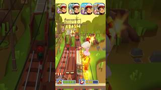 Subway surfers :New Orleans 🆚Haunted Hood 🆚Shenzhen 2022 🆚Rome 2026 #shorts #subwaysurfers #viral