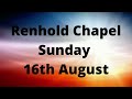 Sunday Service - 16th August