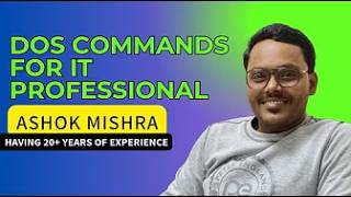 DOS COMMANDS  PART-1 FOR ALL IT PROFESSIONAL