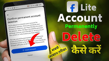 FB lite ka account delete kaise kare | how to delete Facebook lite account 2025 ?