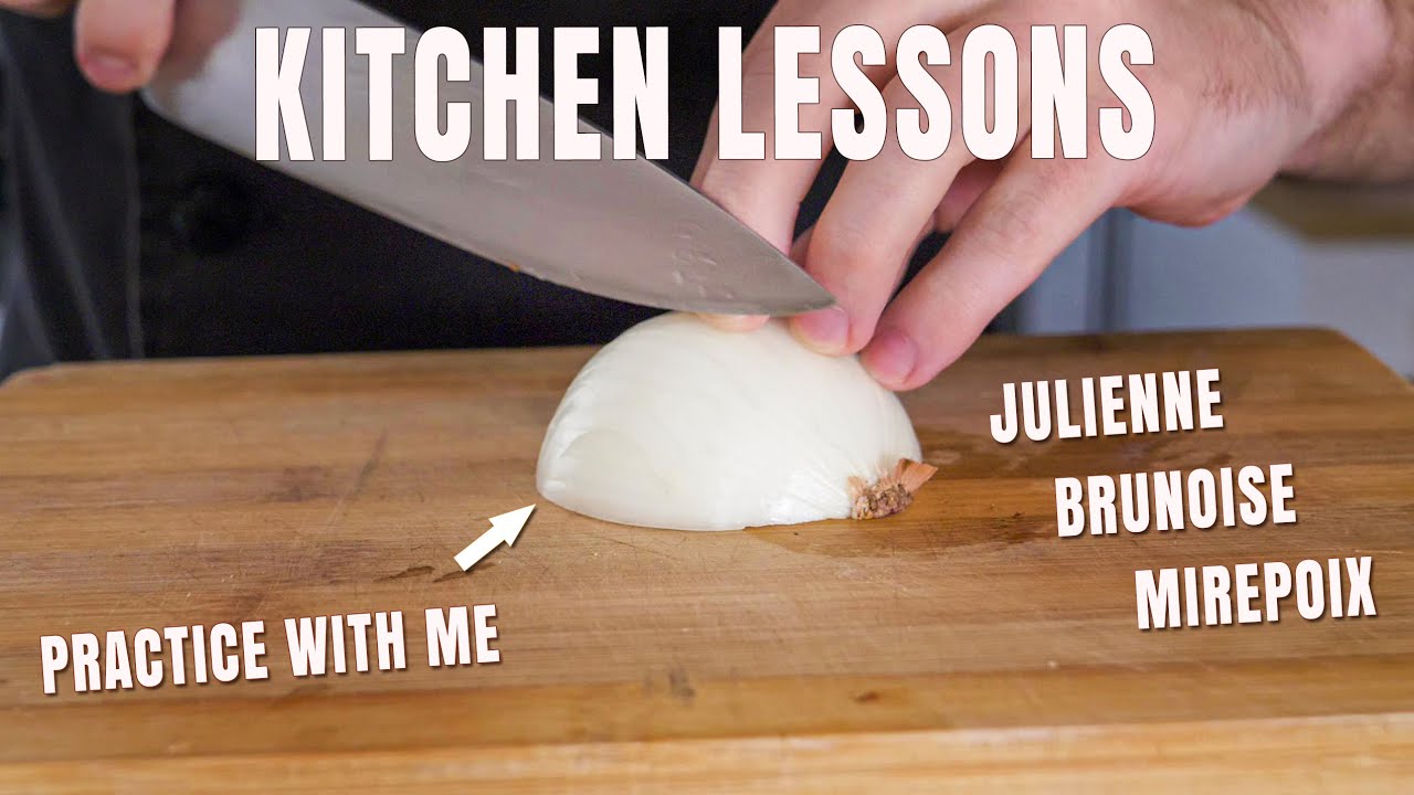 How to Slice an Onion | HOW To CUT Onions LIKE A PRO | Basic Knife Skills 101