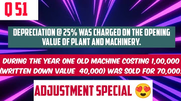 Q-51 CASH FLOW CLASS 12 2023 | ADJUSTMENT SPECIAL