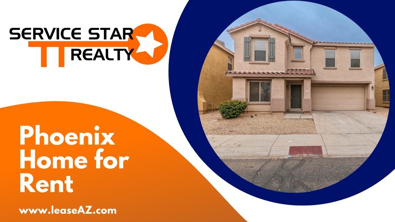 Phoenix Homes for Rent 4BR/2.5BA by Phoenix Property Management | Service Star Realty