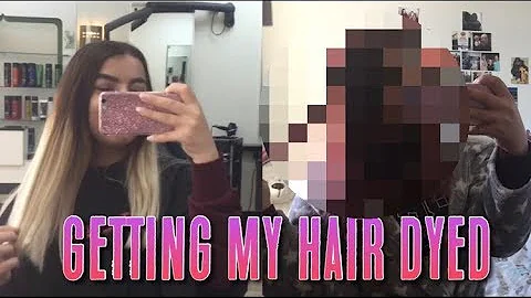 GETTING MY HAIR DYED COMPLETELY DIFFERENT  | Vlog 2