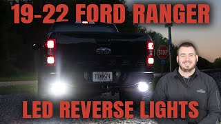 2019-2022 FORD RANGER CREE XTE LED SPARTAN REVERSE LIGHTS INSTALLATION (From F150leds.com)