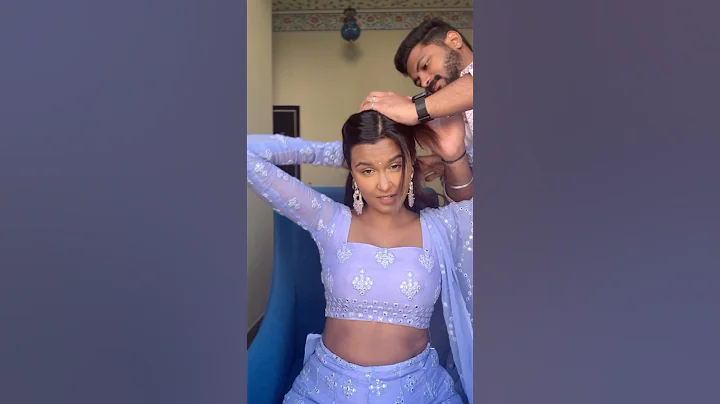 HALDI GRWM💜 #shorts #getreadywithme #grwm #haldi