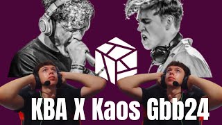 The return! KBA 🇩🇰 x Kaos 🇩🇪 gbb24 elimination reaction producer loopstation category. Toolo reacts
