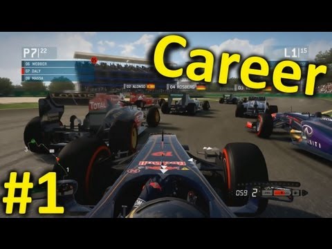 F1 2013 Career Mode Part 1: Melbourne, Australia